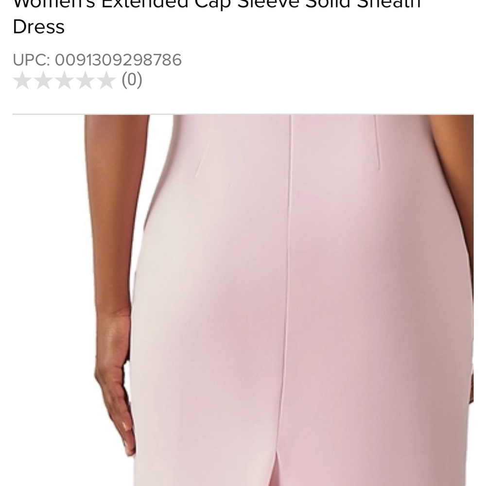 Kasper Light Pink Sleeveless Midi Dress Sz 8 NWT - Picture 3 of 4